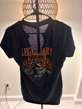 Ruby & Lace Purple Graphic Top